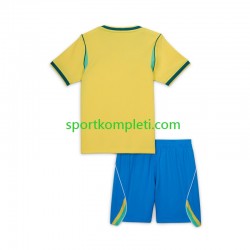 Brazil Djeca Domaći Nogometni Dres World Cup 2026 Kratki Rukavi