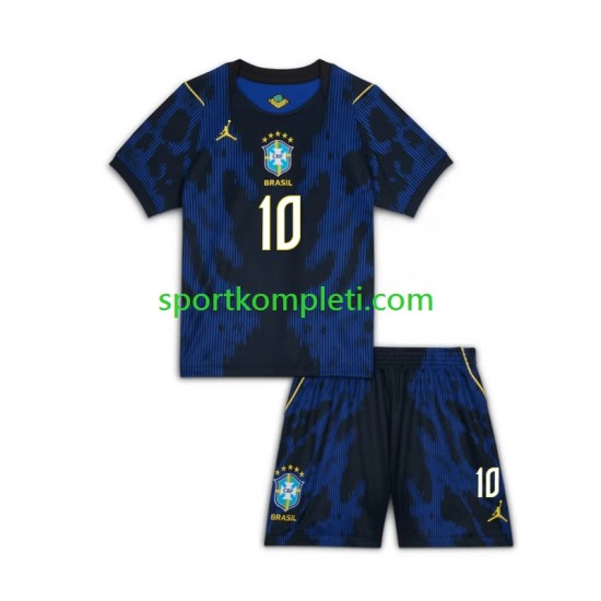 Brazil Djeca Gostujući Nogometni Dres Vinicius Junior 10 World Cup 2026 Kratki Rukavi
