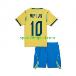 Brazil Djeca Domaći Nogometni Dres Vinicius Junior 10 World Cup 2026 Kratki Rukavi