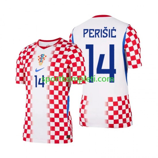 Hrvatska Muškarci Domaći Nogometni Dres Ivan Perisic 14 World Cup 2026 Kratki Rukavi