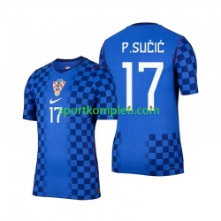 Hrvatska Muškarci Gostujući Nogometni Dres Petar Sucic 17 World Cup 2026 Kratki Rukavi