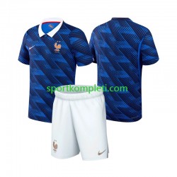 Francuska Djeca Domaći Nogometni Dres World Cup 2026 Kratki Rukavi