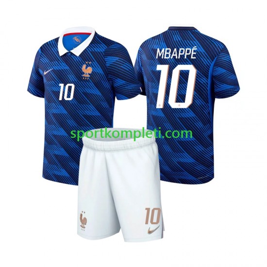 Francuska Djeca Domaći Nogometni Dres Kylian Mbappe 10 World Cup 2026 Kratki Rukavi