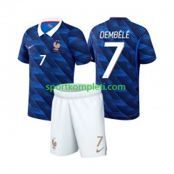 Francuska Djeca Domaći Nogometni Dres Ousmane Dembele 7 World Cup 2026 Kratki Rukavi