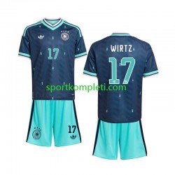 Njemačka Djeca Gostujući Nogometni Dres Florian Wirtz 17 World Cup 2026 Kratki Rukavi