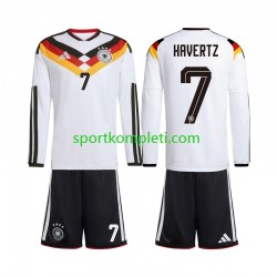Njemačka Djeca Domaći Nogometni Dres Kai Havertz 7 World Cup 2026 Dugi Rukavi