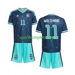 Njemačka Djeca Gostujući Nogometni Dres Nick Woltemade 11 World Cup 2026 Kratki Rukavi