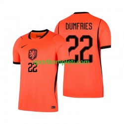 Nizozemska Muškarci Domaći Nogometni Dres Denzel Dumfries 22 World Cup 2026 Kratki Rukavi