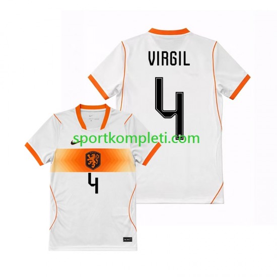 Nizozemska Muškarci Gostujući Nogometni Dres Virgil van Dijk 4 World Cup 2026 Kratki Rukavi