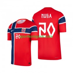 Norveška Muškarci Domaći Nogometni Dres Antonio Nusa 20 World Cup 2026 Kratki Rukavi