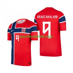 Norveška Muškarci Domaći Nogometni Dres Erling Haaland 9 World Cup 2026 Kratki Rukavi