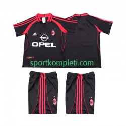 AC Milan Retro Djeca Treći Nogometni Dres 2000 2001 Kratki Rukavi