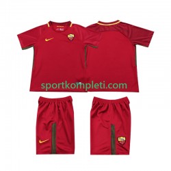 Roma Retro Djeca Domaći Nogometni Dres 2017-2018 Kratki Rukavi