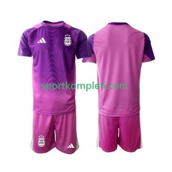 Argentina Vratar Djeca Domaći Nogometni Dres 2025 Kratki Rukavi