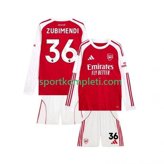 Arsenal Djeca Domaći Nogometni Dres Martin Zubimendi 36 2025-2026 Kratki Rukavi