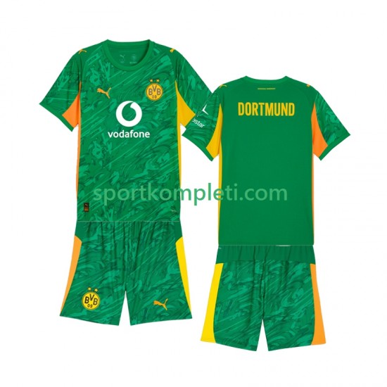 Borussia Dortmund Vratar Djeca Domaći Nogometni Dres 2025-2026 Kratki Rukavi
