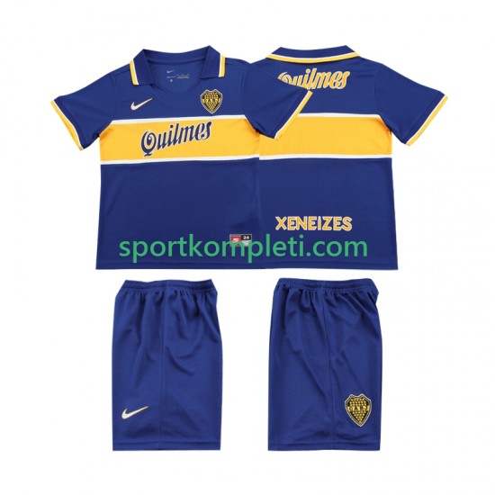 Boca Juniors Retro Djeca Domaći Nogometni Dres 1996 1997 Kratki Rukavi