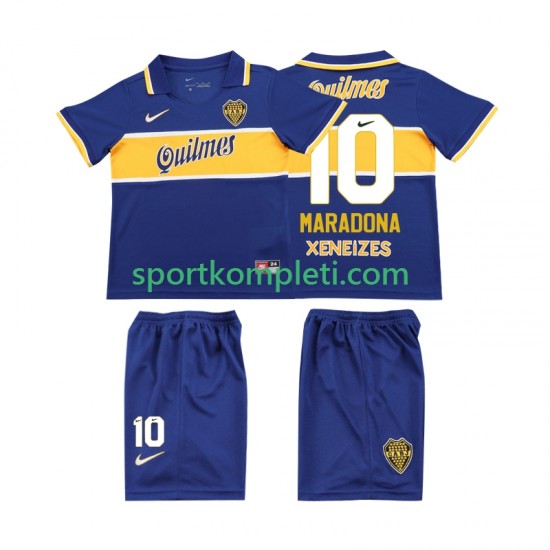 Boca Juniors Retro Djeca Domaći Nogometni Dres MARADONA 10 1996 1997 Kratki Rukavi
