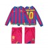 FC Barcelona Retro Djeca Domaći Nogometni Dres RONALDINHO 10 2005 2006 Dugi Rukavi
