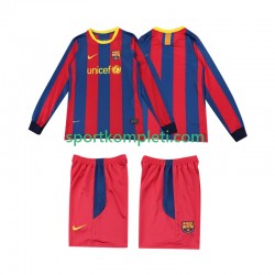 FC Barcelona Retro Djeca Domaći Nogometni Dres 2010 2011 Dugi Rukavi