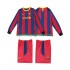 FC Barcelona Retro Djeca Domaći Nogometni Dres 2010 2011 Dugi Rukavi