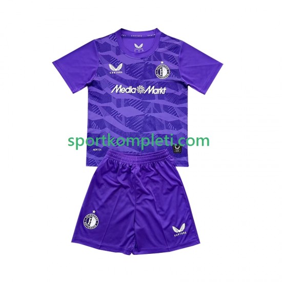 Feyenoord Rotterdam Vratar Djeca Treći Nogometni Dres 2025-2026 Kratki Rukavi