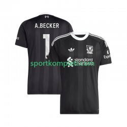 Liverpool Vratar Muškarci Četvrti Nogometni Dres Alisson Becker 1 2025-2026 Kratki Rukavi