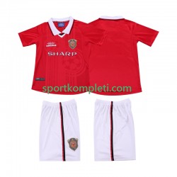 Manchester United Retro Djeca Domaći Nogometni Dres 1999 2000 Kratki Rukavi