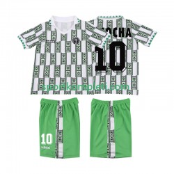 Nigerija Retro Djeca Gostujući Nogometni Dres OKOCHA 10 1994 Kratki Rukavi