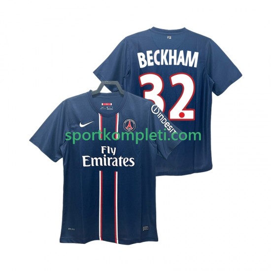 Paris Saint-Germain Retro Muškarci Domaći Nogometni Dres BECKHAM 32 2012 2013 Kratki Rukavi