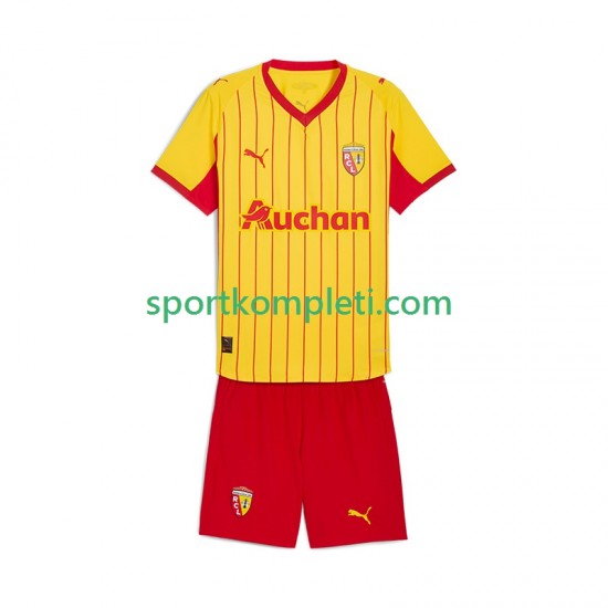 RC Lens Djeca Domaći Nogometni Dres 2025-2026 Kratki Rukavi