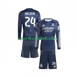 Real Madrid Djeca Gostujući Nogometni Dres Huijsen 24 2025-2026 Dugi Rukavi