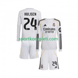 Real Madrid Djeca Domaći Nogometni Dres Huijsen 24 2025-2026 Dugi Rukavi