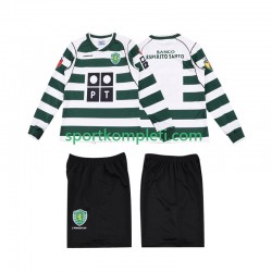 Sporting CP Retro Djeca Domaći Nogometni Dres 2001 2003 Dugi Rukavi