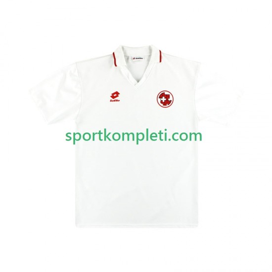 Švicarska Retro Muškarci Gostujući Nogometni Dres 1994 Kratki Rukavi